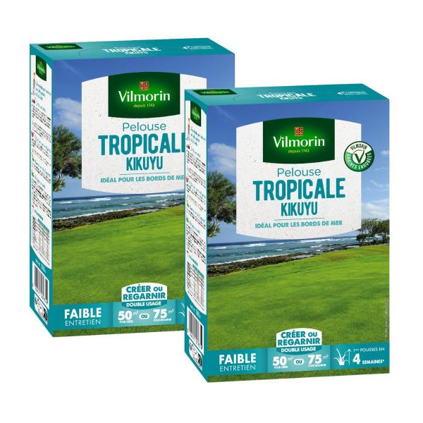 Tropical - Pelouse Tropicale - Kikuyu - 500 g (x2) - face recto